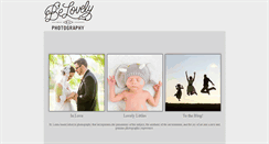 Desktop Screenshot of belovelyphotography.com